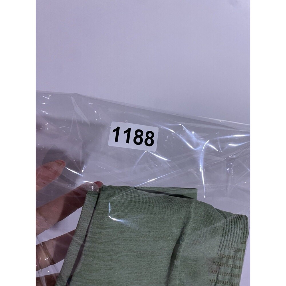 Alphalete Leggings Small Sage Green Amplify Contour Seamless Gym Leg Day Stretch - Picture 8 of 8